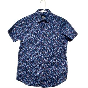 English Laundry Men's Short Sleeve Button Shirt Size Small